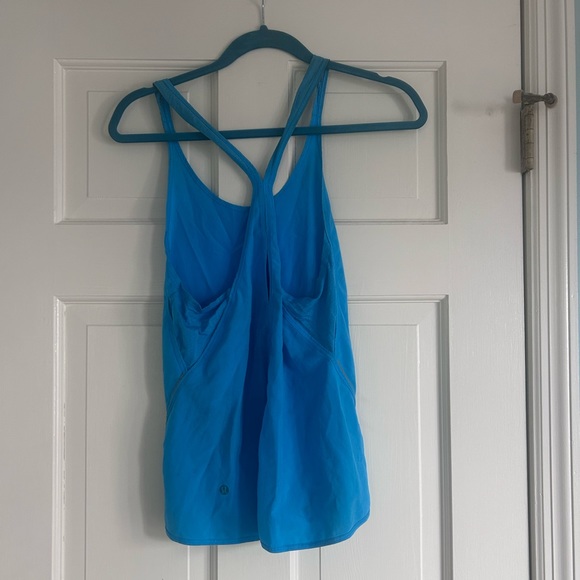 Blue Lululemon Racerback Tank - Picture 2 of 3